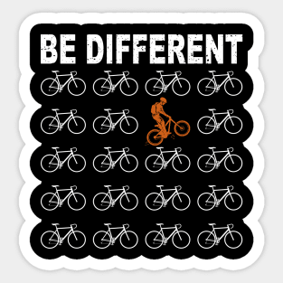 Mountain Bike Jersey Be Different Mountain Biker Jersey Sticker